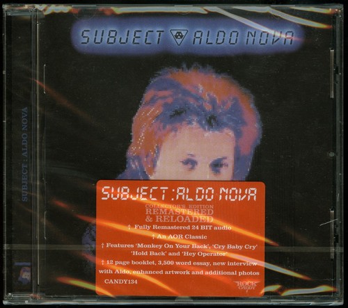 Aldo nova subject - aldo, cd
